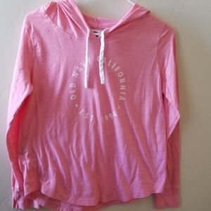 Old Navy pink long sleeve tshirt hoodie